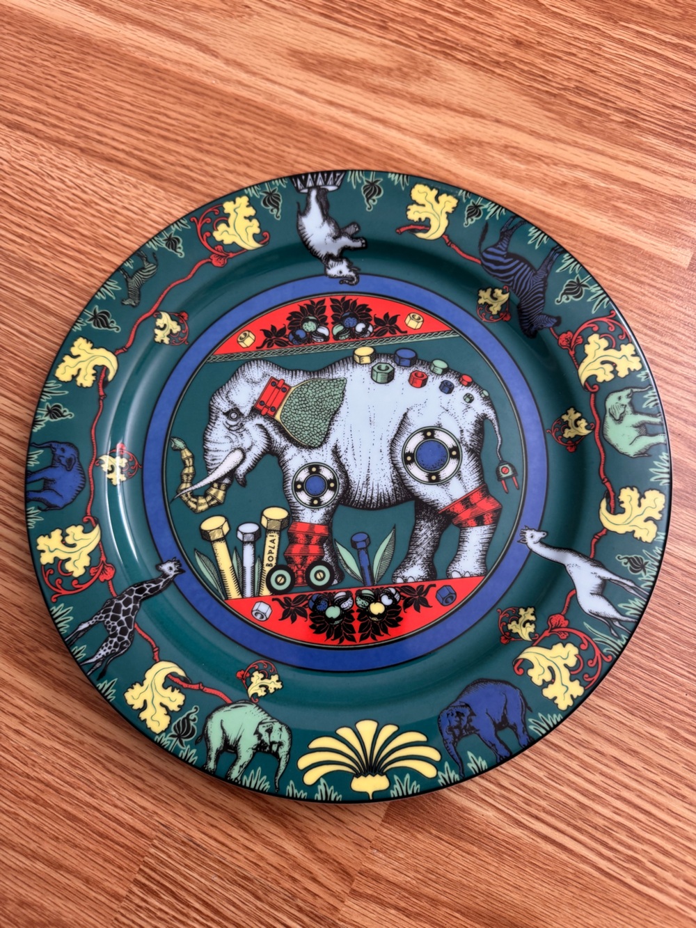 Bopla Original Switzerland Plate - Steampunk Elephant - Paradise